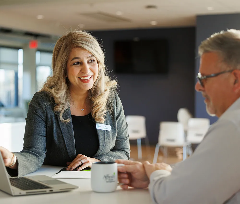 Smiling Employee