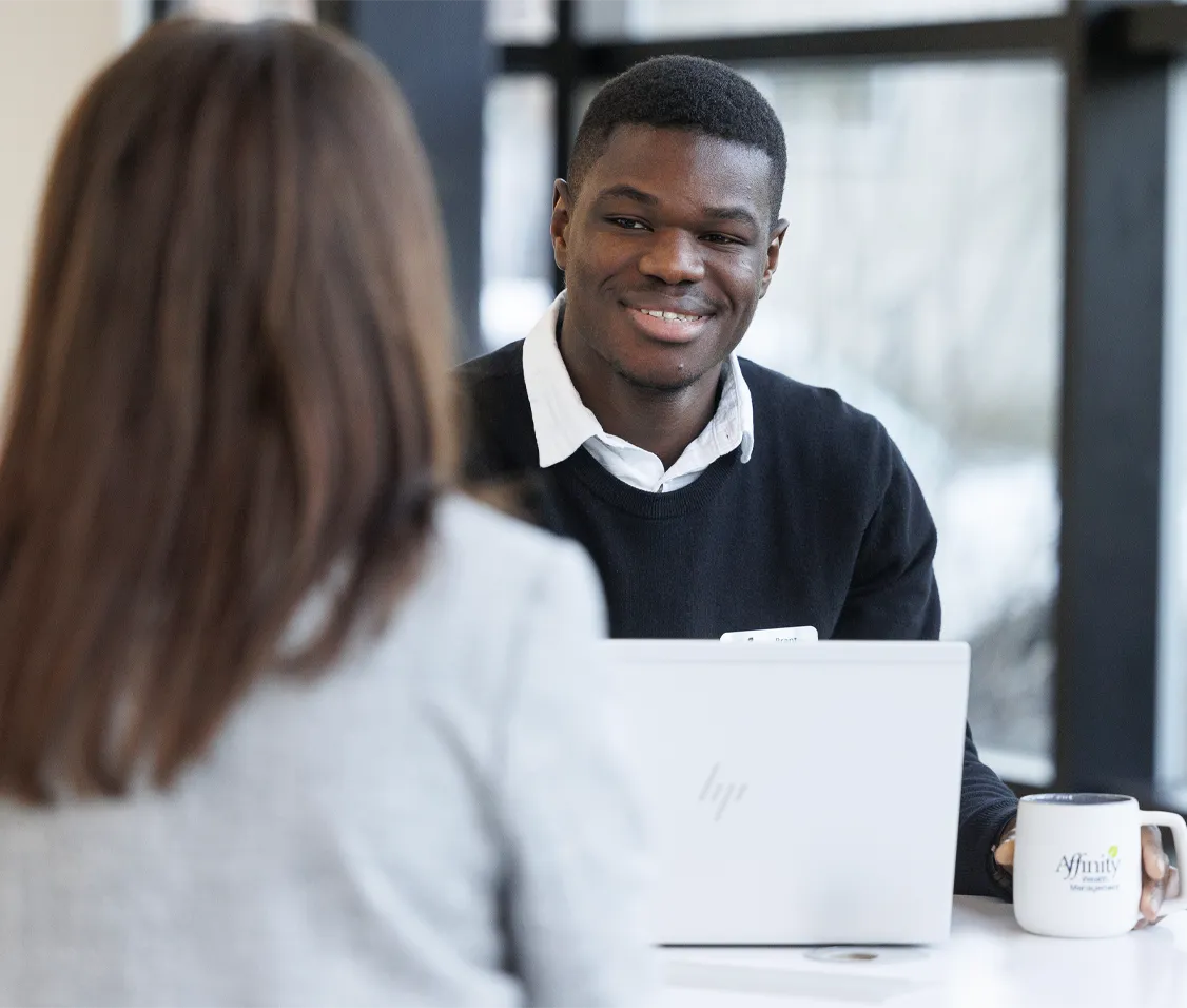 Smiling Employee